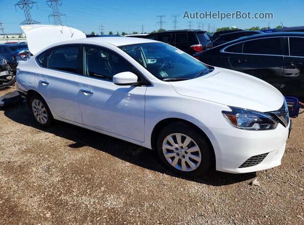 3N1AB7AP6KY266315 2019 NISSAN SENTRA White Առջևի աջ
