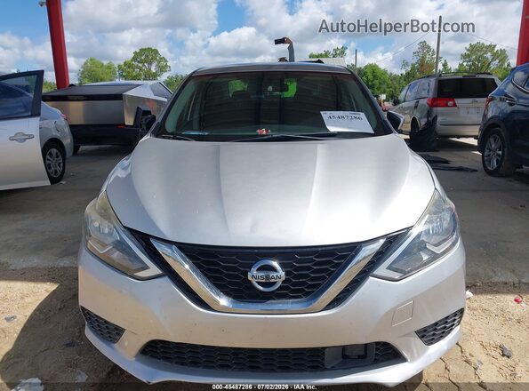 3N1AB7AP6KY266640 2019 NISSAN SENTRA Silver Դիմացի տեսք