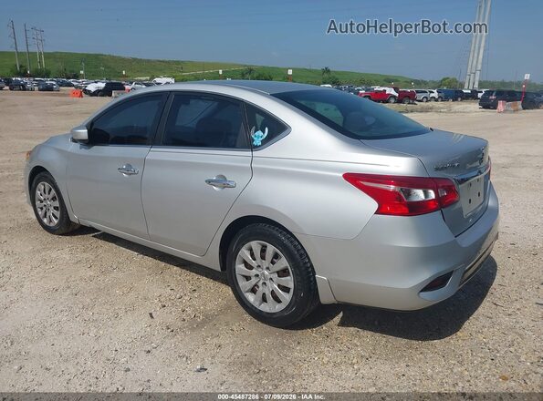 3N1AB7AP6KY266640 2019 NISSAN SENTRA Silver Հետևի ձախ