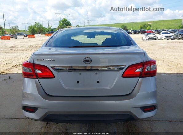 3N1AB7AP6KY266640 2019 NISSAN SENTRA Silver 