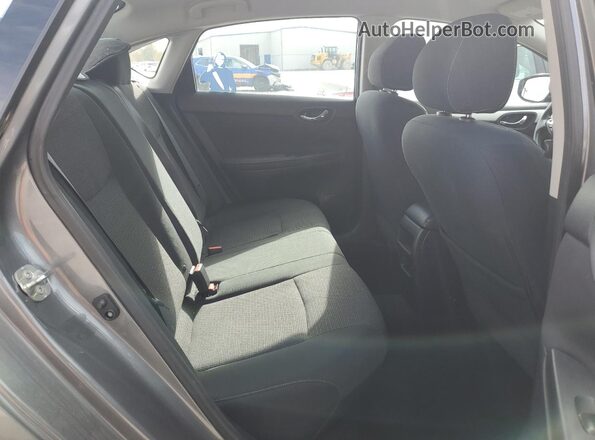 3N1AB7AP6KY290372 2019 NISSAN SENTRA Gray Widok tylnych siedzeń