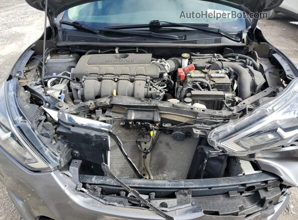 3N1AB7AP6KY290372 2019 NISSAN SENTRA Gray Widok wnętrza z tyłu