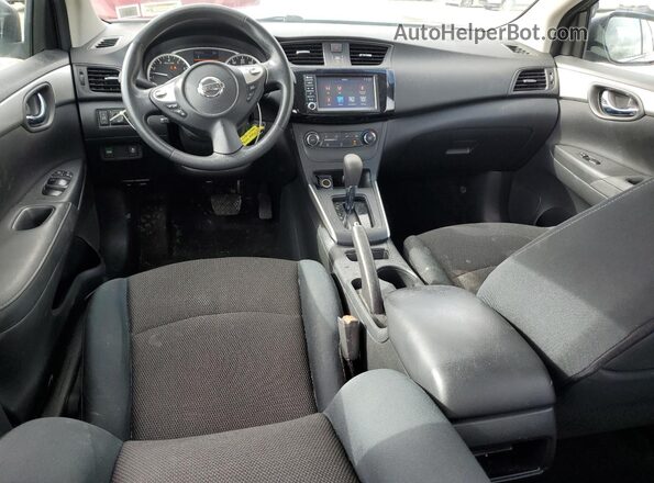 3N1AB7AP6KY290372 2019 NISSAN SENTRA Gray Widok deski rozdzielczej
