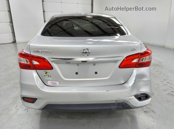 3N1AB7AP6KY295877 2019 NISSAN SENTRA Silver Vista trasera