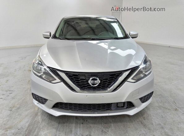 3N1AB7AP6KY295877 2019 NISSAN SENTRA Silver Vista frontal