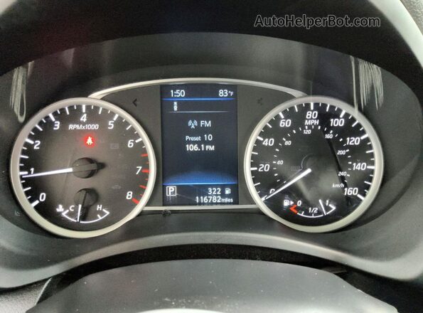 3N1AB7AP6KY295877 2019 NISSAN SENTRA Silver Vista del cuadro de instrumentos