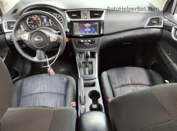 3N1AB7AP6KY295877 2019 NISSAN SENTRA Silver Vista del salpicadero