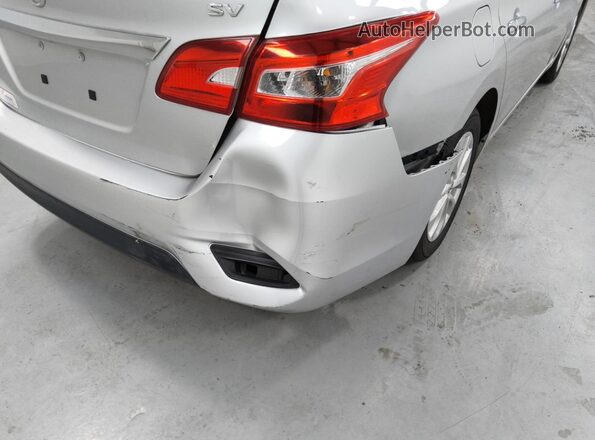 3N1AB7AP6KY295877 2019 NISSAN SENTRA Silver 
