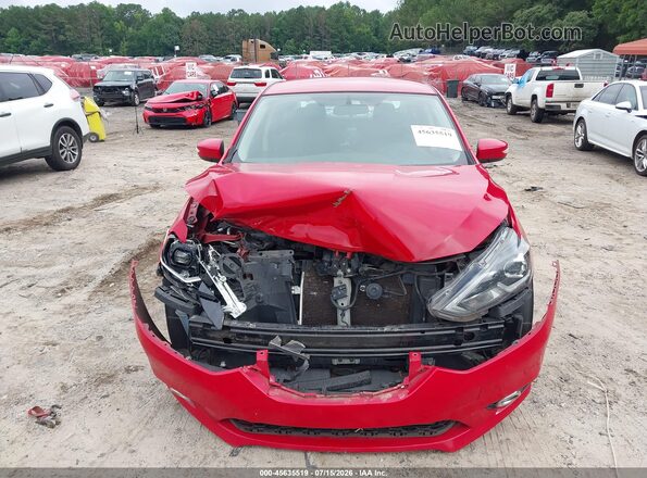 3N1AB7AP6KY305873 2019 NISSAN SENTRA Red წინა ხედი