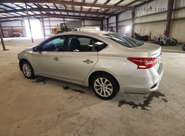 3N1AB7AP6KY325962 2019 NISSAN SENTRA Silver Rear left