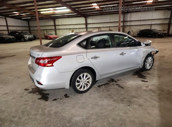 3N1AB7AP6KY325962 2019 NISSAN SENTRA Silver Rear right