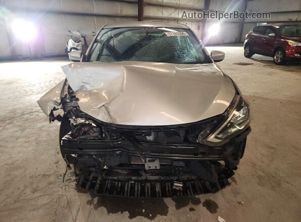 3N1AB7AP6KY325962 2019 NISSAN SENTRA Silver Front view