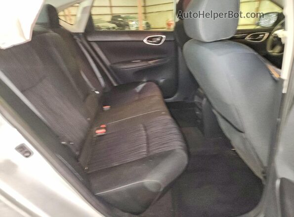 3N1AB7AP6KY325962 2019 NISSAN SENTRA Silver Rear seats view