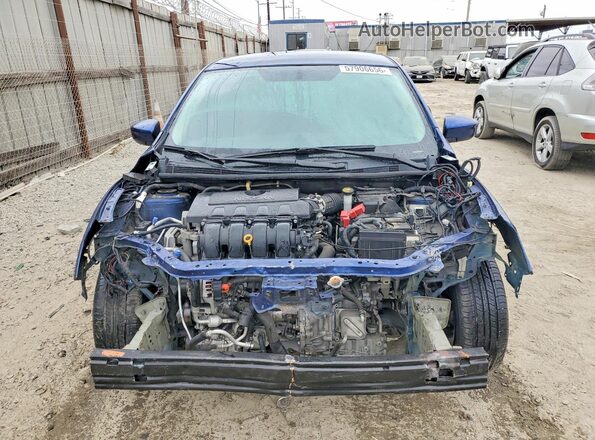 3N1AB7AP6KY331888 2019 NISSAN SENTRA Синий Вид спереди