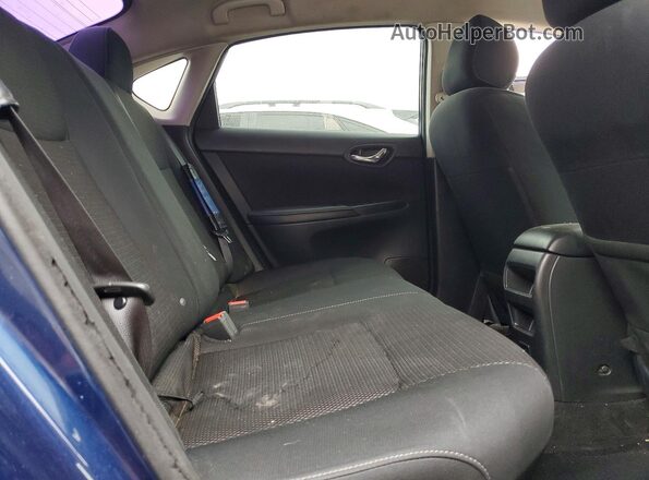 3N1AB7AP6KY331888 2019 NISSAN SENTRA Синий Вид задних сидений