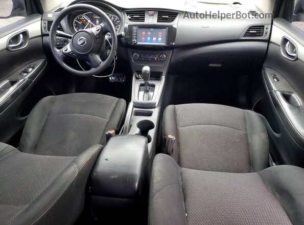 3N1AB7AP6KY331888 2019 NISSAN SENTRA Синий Вид панели приборов
