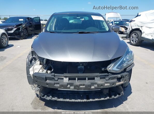 3N1AB7AP6KY341336 2019 NISSAN SENTRA Серый Вид задней части салона