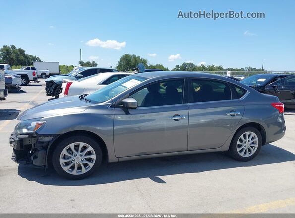 3N1AB7AP6KY341336 2019 NISSAN SENTRA Серый 