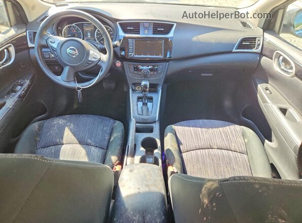 3N1AB7AP6KY352272 2019 NISSAN SENTRA Gray წინა პანელის ხედი