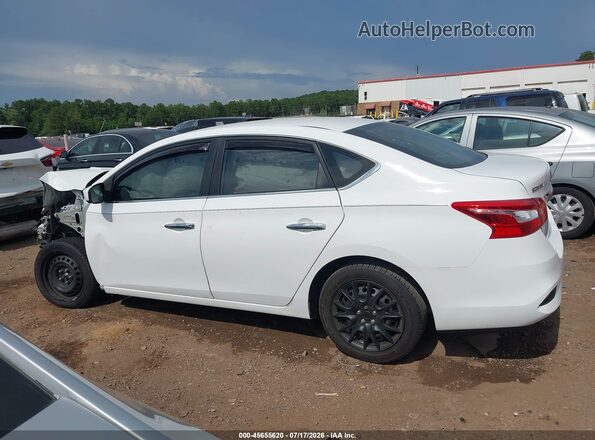 3N1AB7AP6KY353356 2019 NISSAN SENTRA White 