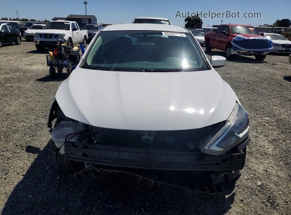 3N1AB7AP6KY361036 2019 NISSAN SENTRA White წინა ხედი
