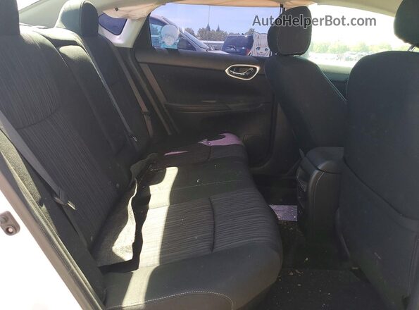 3N1AB7AP6KY361036 2019 NISSAN SENTRA White უკანა სავარძლების ხედი