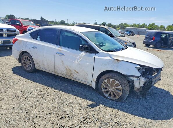 3N1AB7AP6KY361036 2019 NISSAN SENTRA White წინა მარჯვენა