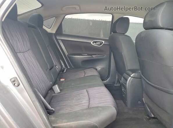 3N1AB7AP6KY362459 2019 NISSAN SENTRA Gray Widok tylnych siedzeń