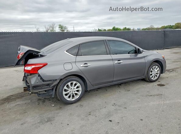 3N1AB7AP6KY362459 2019 NISSAN SENTRA Gray Tył prawy