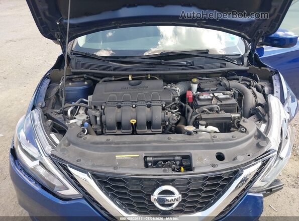 3N1AB7AP6KY371548 2019 NISSAN SENTRA Синий Вид сзади