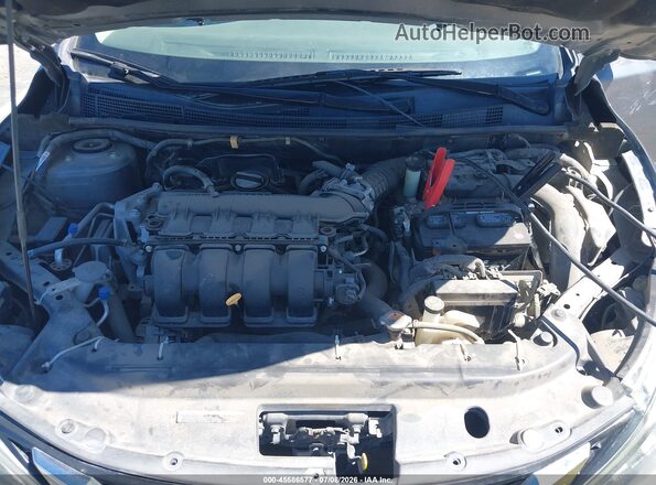 3N1AB7AP6KY402734 2019 NISSAN SENTRA Gray Widok z tyłu