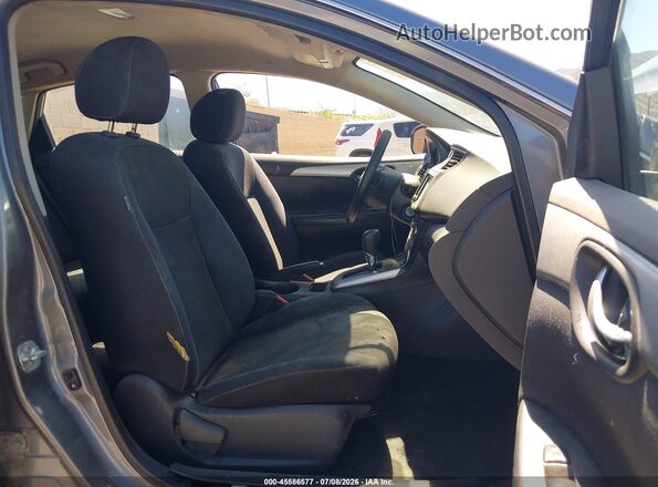 3N1AB7AP6KY402734 2019 NISSAN SENTRA Gray Widok wnętrza z przodu