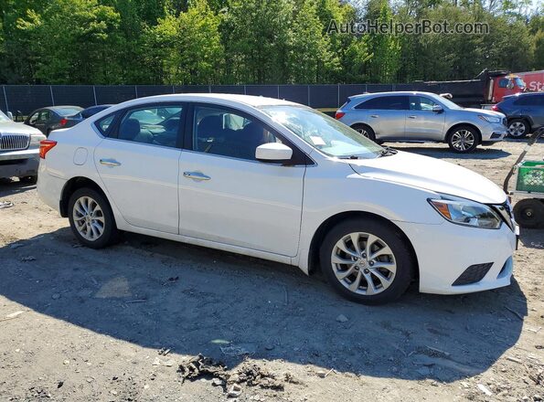 3N1AB7AP6KY417430 2019 NISSAN SENTRA White Առջևի աջ