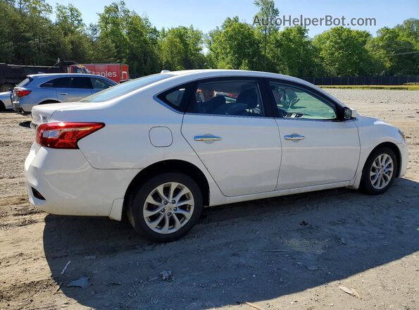 3N1AB7AP6KY417430 2019 NISSAN SENTRA White Հետևի աջ