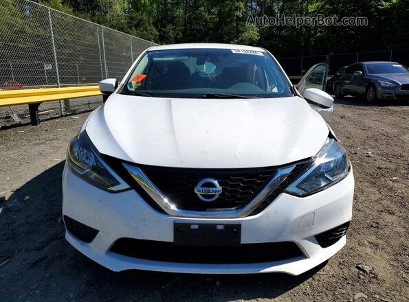 3N1AB7AP6KY417430 2019 NISSAN SENTRA White Դիմացի տեսք