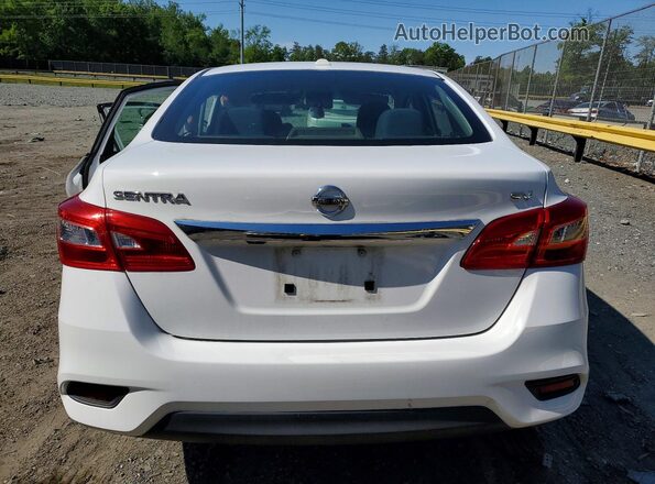 3N1AB7AP6KY417430 2019 NISSAN SENTRA White Հետևի տեսք