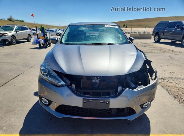 3N1AB7AP6KY418318 2019 NISSAN SENTRA Gray წინა ხედი