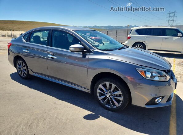 3N1AB7AP6KY418318 2019 NISSAN SENTRA Gray წინა მარჯვენა