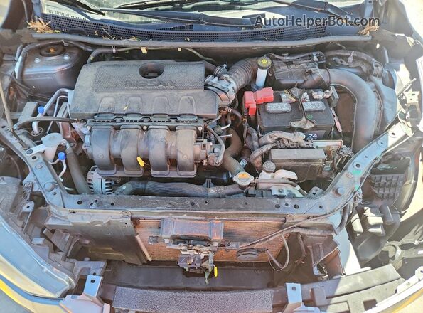 3N1AB7AP6KY418318 2019 NISSAN SENTRA Gray უკანა სალონის ხედი