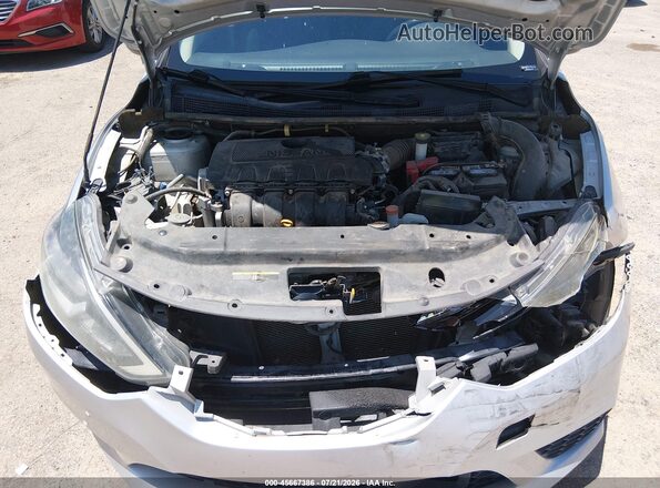 3N1AB7AP6KY424247 2019 NISSAN SENTRA Silver Հետևի տեսք