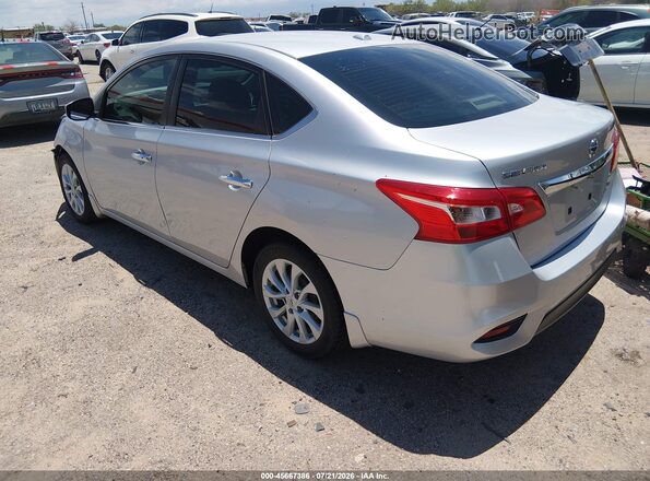 3N1AB7AP6KY424247 2019 NISSAN SENTRA Silver Հետևի ձախ