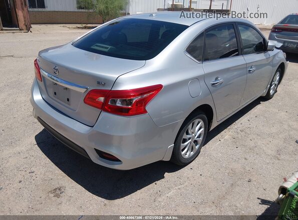 3N1AB7AP6KY424247 2019 NISSAN SENTRA Silver Հետևի աջ
