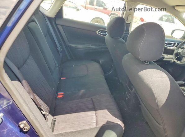 3N1AB7AP6KY426452 2019 NISSAN SENTRA Blue Vista de los asientos traseros