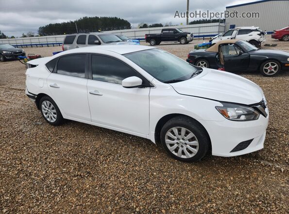 3N1AB7AP6KY436348 2019 NISSAN SENTRA White Przód prawy