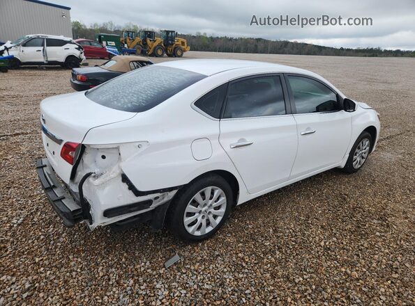 3N1AB7AP6KY436348 2019 NISSAN SENTRA White Tył prawy