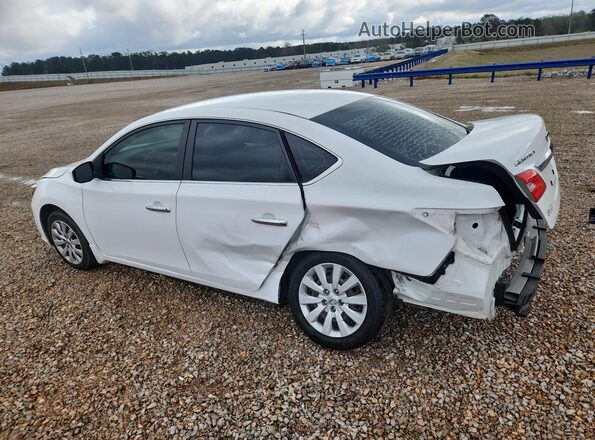 3N1AB7AP6KY436348 2019 NISSAN SENTRA White Tył lewy