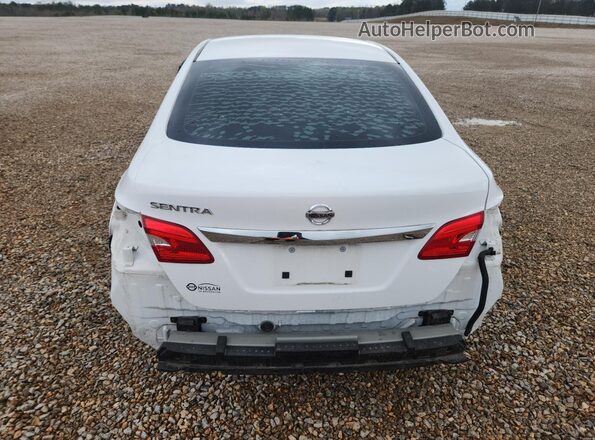 3N1AB7AP6KY436348 2019 NISSAN SENTRA White Widok z tyłu