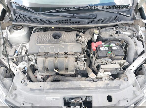 3N1AB7AP6KY437855 2019 NISSAN SENTRA Silver Հետևի տեսք