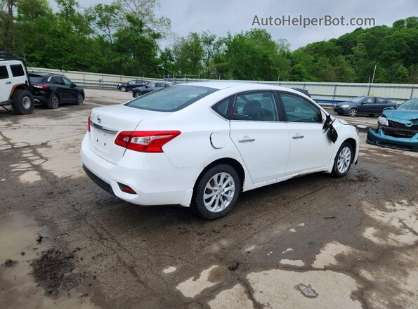 3N1AB7AP6KY441405 2019 NISSAN SENTRA White Tył prawy