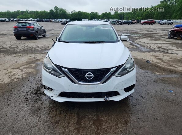 3N1AB7AP6KY441405 2019 NISSAN SENTRA White Widok z przodu